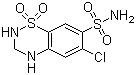 Hydrochlorothiazide molecular structure (CAS 58-93-5)