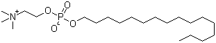 Miltefosine molecular structure (CAS 58066-85-6)