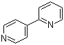 2,4'-联吡啶分子结构 (CAS 581-47-5)