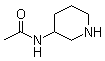 structure of CAS# 5810-55-9, 3-(N-Acetylamino)piperidine;3-Acetamidopiperidine; 3-Acetylaminopiperidine; N-(Piperidin-3-yl)acetamide