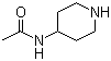 structure of CAS# 5810-56-0, N-(4-Piperidinyl)acetamide;4-(N-Ethanoylamino)piperidine; 4-Acetamidopiperidine; 4-Acetylaminopiperidine