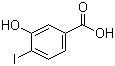 结构式 CAS# 58123-77-6, 3-羟基-4-碘苯甲酸