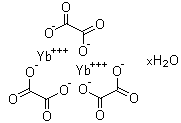 Ethanedioic acid ytterbium salt hydrate molecular structure (CAS 58176-74-2)