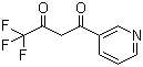 结构式 CAS# 582-73-0, 4,4,4-三氟-1-(吡啶-3-基)-1,3-丁二酮