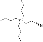 3-(Tributylstannyl)propionitrile molecular structure (CAS 5827-70-3)