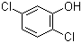 结构式 CAS# 583-78-8, 2,5-二氯苯酚