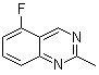 structure of CAS# 583031-10-1, 5-Fluoro-2-methylquinazoline;2-Methyl-5-fluoroquinazoline