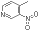 structure of CAS# 5832-44-0, 4-Methyl-3-nitropyridine