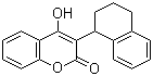 Coumatetralyl molecular structure (CAS 5836-29-3)