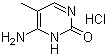 structure of CAS# 58366-64-6, 5-Methylcytosine hydrochloride