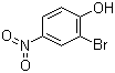 结构式 CAS# 5847-59-6, 2-溴-4-硝基苯酚