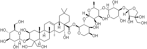 Platycodin D molecular structure (CAS 58479-68-8)