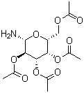 2,3,4,6-Tetra-O-acetyl-beta-D-galactopyranosylamine molecular structure (CAS 58484-22-3)