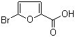 structure of CAS# 585-70-6, 5-Bromofuroic acid;5-Bromo-2-furoic acid; 5-Bromo-2-furancarboxylic acid