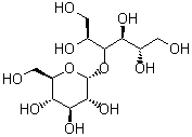 结构式 CAS# 585-88-6, 麦芽糖醇; 4-O-alpha-吡喃葡萄糖基-D-山梨糖醇