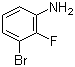 3-Bromo-2-fluoroaniline molecular structure (CAS 58534-95-5)