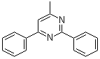 6-Methyl-2,4-diphenylpyrimidine molecular structure (CAS 58536-45-1)