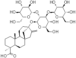 Rebaudioside B molecular structure (CAS 58543-17-2)