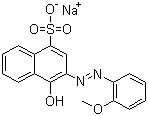 结构式 CAS# 5858-39-9, 酸性红 4