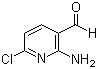 结构式 CAS# 58584-61-5, 2-氨基-6-氯吡啶-3-甲醛
