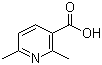 结构式 CAS# 5860-71-9, 2,6-二甲基烟酸