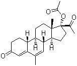 Nomegestrol 17-acetate molecular structure (CAS 58652-20-3)