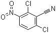 2,6-Dichloro-3-nitrobenzonitrile molecular structure (CAS 5866-98-8)