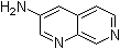 1,7-Naphthyridin-3-amine molecular structure (CAS 58680-42-5)