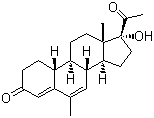 结构式 CAS# 58691-88-6, 诺美孕酮