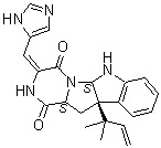 Roquefortine C molecular structure (CAS 58735-64-1)