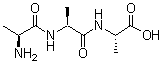 L-Alanyl-L-alanyl-L-alanine molecular structure (CAS 5874-90-8)