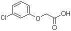 间氯苯氧乙酸分子结构 (CAS 588-32-9)