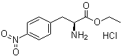 4-Nitro-L-phenylalanine ethyl ester monohydrochloride molecular structure (CAS 58816-66-3)