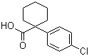 structure of CAS# 58880-37-8, 1-(4-Chlorophenyl)cyclohexanecarboxylic acid;1-(4-Chlorophenyl)cyclohexane-1-carboxylic acid