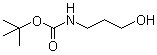 tert-Butyl N-(3-hydroxypropyl)carbamate molecular structure (CAS 58885-58-8)