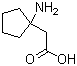 结构式 CAS# 58885-92-0, (1-氨基环戊基)乙酸