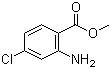 Methyl 2-amino-4-chlorobenzoate molecular structure (CAS 5900-58-3)