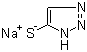 结构式 CAS# 59032-27-8, 5-巯基-1,2,3-三氮唑单钠盐; 1H-4-巯基-1,2,3-三氮唑钠盐