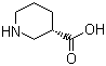 结构式 CAS# 59045-82-8, (S)-3-哌啶甲酸; (S)-哌啶-3-甲酸