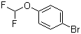 结构式 CAS# 5905-69-1, 对二氟甲氧基溴苯; 对溴二氟甲氧基苯; 1-溴-4-(二氟甲氧基)苯