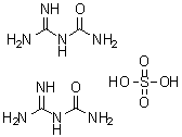 脒基脲硫酸盐分子结构 (CAS 591-01-5)