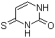 structure of CAS# 591-28-6, 4-Thiouracil;4-Thioxo-1H-pyrimidin-2-one