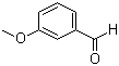 3-Methoxybenzaldehyde molecular structure (CAS 591-31-1)