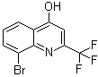 structure of CAS# 59108-43-9, 8-Bromo-2-(trifluoromethyl)quinolin-4-ol