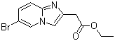 6-Bromoimidazo[1,2-a]pyridine-2-acetic acid ethyl ester molecular structure (CAS 59128-04-0)