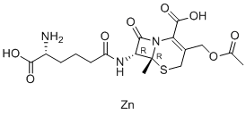 Cephalosporin C Zinc Salt molecular structure (CAS 59143-60-1)