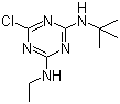 结构式 CAS# 5915-41-3, 特丁津; 草净津; 2-氯-4-特丁氨基-6-乙氨基-1,3,5-三嗪