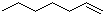 Hept-1-ene molecular structure (CAS 592-76-7)
