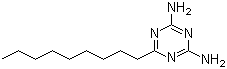 structure of CAS# 5921-65-3, 2,4-Diamino-6-nonyl-1,3,5-triazine