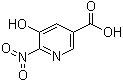 structure of CAS# 59288-43-6, 6-Nitro-5-hydroxynicotinic acid
